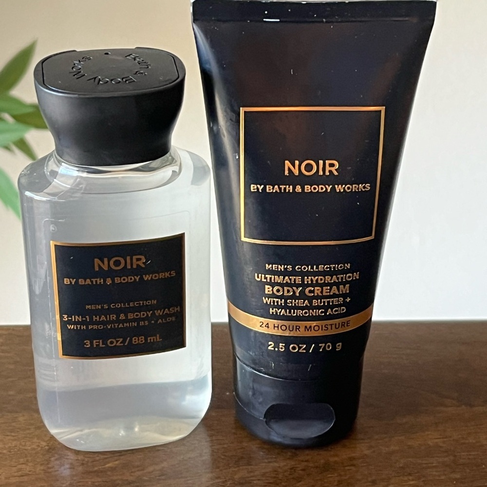 Bath & Body Works Men’s Noir Travel 3-in-1 Hair Face & Body Wash & Body Cream